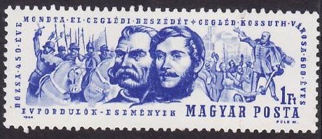 C989 - Ungaria 1964 - Aniversari neuzat,perfecta stare