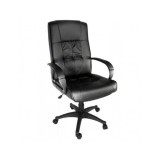 Scaun directorial OFF 023, mecanism multiblock, piele ecologica, baza polipropilena, 100 kg