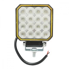 Proiector 16 LED-uri 10-30V 25W 101x101x32mm cu accesorii de prindere