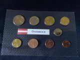 Euro set - Austria 2002 , 8 monede + medal UNC, Europa
