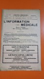 L Information Medicale 9 Annee Nr. 4 Avril 1927