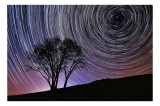 Tablou Canvas cu Cer &icirc;nstelat, , Multicolor, 39 x 26 cm, CMCLASS