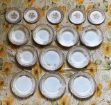 set vesela vase farfurii portelan dante