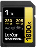 Lexar SDXC Pro 1800x U3 UHS-II R280/W210 (V60) 1TB