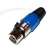 Mufa XLR mama albastru, Generic