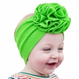 Bentita verde neon lata cu floare (Marime Disponibila: 6-12 luni (Marimea 19