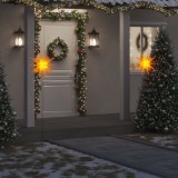 VidaXL Lumină de Crăciun cu LED/țăruș de sol, galben, 57 cm, pliabilă