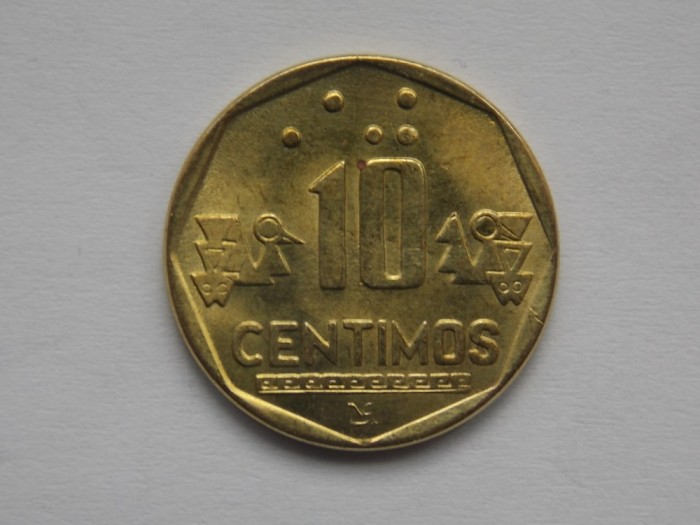 10 CENTIMOS 1994 PERU-XF