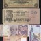 Set 5 bancnote de prin lume adunate (cele din imagini) #441