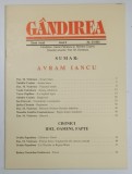GANDIREA , REVISTA , SERIA NOUA , ANUL II , NUMARUL 5 de MIHAI MARINICA , 1993