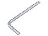 Cheie imbus HEX 4mm sferic oțel crom-vanadium 72mm