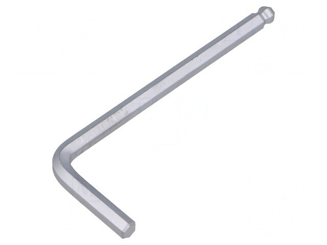 Cheie imbus HEX 4mm sferic oțel crom-vanadium 72mm