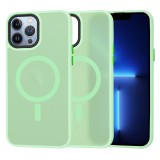 Husa iPhone 13 Pro Max Techsuit HaloFrost&Atilde;&sbquo;&Acirc;&nbsp;MagSafe Series, verde deschis