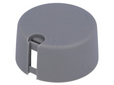 Buton rotativ gri cu indicator plastic 6mm foto