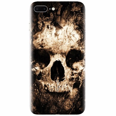 Husa silicon pentru Apple Iphone 8 Plus, Zombie Skull foto