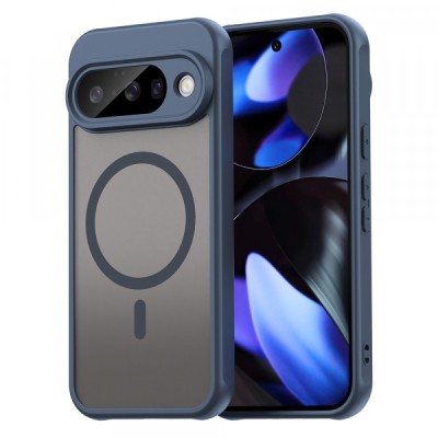 Husa MagSafe pentru Google Pixel 10, Techsuit, HaloFrost II, Bleumarin foto