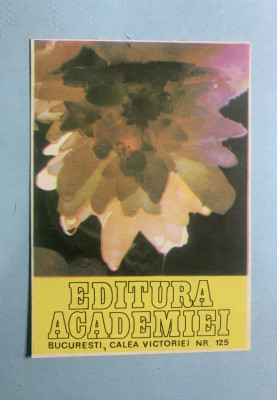 Calendar 1988 editura academiei foto