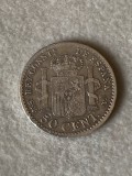 50 centimos 1904 Spania - Argint, Europa