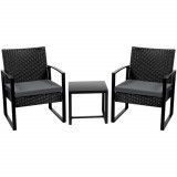 Set mobilier de exterior pentru 2 persoane cu masuta de cafea, Timelesstools