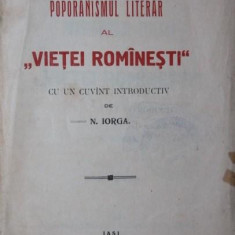 POPORANISMUL LITERAR AL VIETEI ROMANESTI