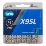 Cumpara ieftin Lant Bicicleta KMC X9SL, 114 Zale, Argintiu Ultimate FactoryBikes