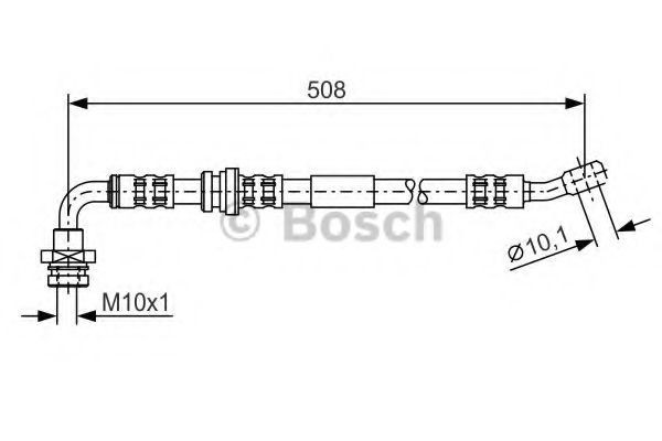 Conducta / cablu frana SUZUKI JIMNY (FJ) (1998 - 2016) BOSCH 1 987 476 932