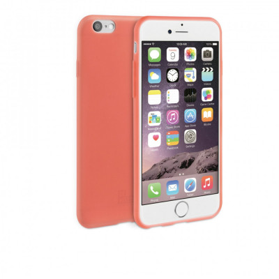 Husa Plastic iPhone 6 iPhone 6s BeHello orange foto