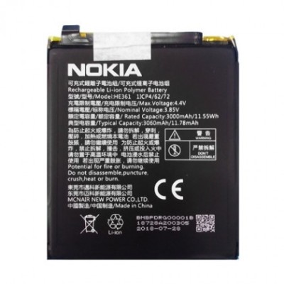 Acumulator Nokia HE361, Nokia 2, Li-Ion, 3000 mAh, Original Bulk foto