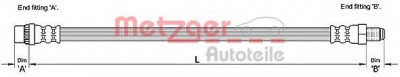 Conducta / cablu frana RENAULT MASTER II bus (JD) (1998 - 2010) METZGER 4110263 foto