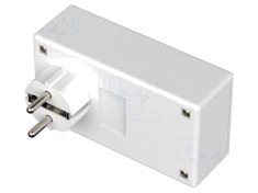 Carcasă alimentator BOPLA 65mm x 120mm x 40mm albă