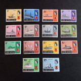 GIBRALTAR 1967 COLONII BRITANICE SERIE BARCI CORABII MNH