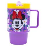 Cana cu pai, Disney Minnie Mouse, 530 ml, Stor