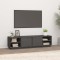 vidaXL Comodă TV, gri, 156x40x40 cm, lemn masiv de pin 814456