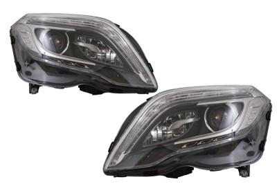 Faruri Facelift LED DRL Mercedes GLK X204 (2013-2015) Performance AutoTuning foto