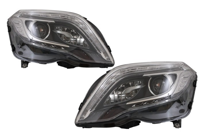 Faruri Facelift LED DRL Mercedes GLK X204 (2013-2015) Performance AutoTuning