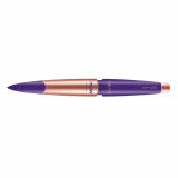 Creion Mecanic MILAN Copper, Mina de 0.5 mm, Radiera inclusa, Corp din Plastic Mov cu Decoratiuni Aramii, Creioane Mecanice, Creion Mecanic cu Mina, C