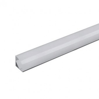 PROFIL ALUMINIU PENTRU BANDA LED 2M 15.8MM X 15.8MM MAT foto
