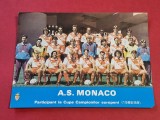 Foto fotbal - AS MONACO (sezonul 1988-1989) dimensiuni mari 20x15 cm