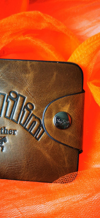 Portofel Barbatesc Piele - Bailini Genuine Leather Maro 1