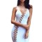 BAN420-411 Rochie bandage de club, accesorizata cu snur