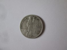 Romania 1 Leu 1910 argint in stare foarte buna