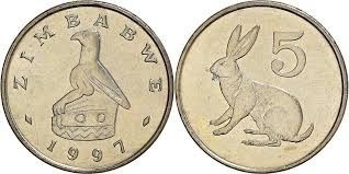 Zimbabwe 1997 - 5 cent UNC