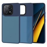 Husa Xiaomi Poco X6 Pro Techsuit HaloFrost&Atilde;&sbquo;&Acirc;&nbsp;Series, bleumarin