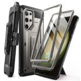 Cumpara ieftin Husa pentru Samsung Galaxy S24 Ultra, Supcase Unicorn Beetle Pro, Titan Gray