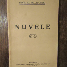 Nuvele - Pavel Al. Macedonski (carte rară, semnătura tipărită)