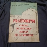 Carte Praetorium Castrul si asezarea romana de la Mehadia autori Mihail Macrea , Nicolae Gudea , Iancu Motu anul 1993 / 214 pagini !