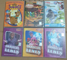 Lot 49 DVD-uri Oraselul Lenes, Tom&amp;amp;Jerry, Scooby-Doo, Thomas si prietenii lui... foto