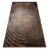 Covor FLIM 008-B7 modern shaggy, cercuri - structural maro, 80x150 cm, Dreptunghi, Poliester