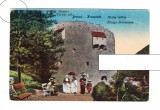 CP Barsov - Turnul alb, interbelica, circulata, animata, stare buna, Printata, Brasov