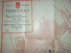 Planul Municipiului Timișoara 1943